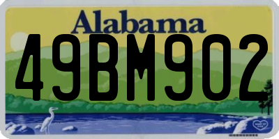 AL license plate 49BM902