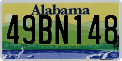 AL license plate 49BN148