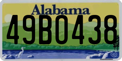 AL license plate 49BO438