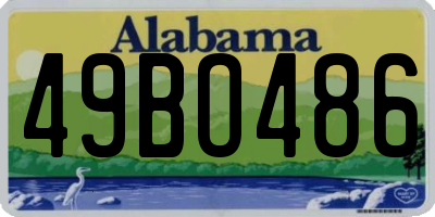 AL license plate 49BO486