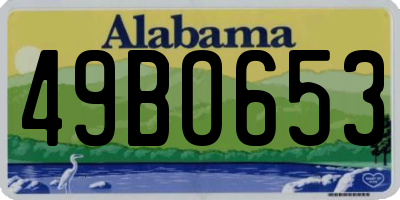 AL license plate 49BO653