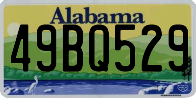 AL license plate 49BQ529