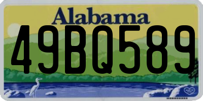 AL license plate 49BQ589