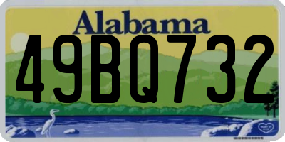 AL license plate 49BQ732