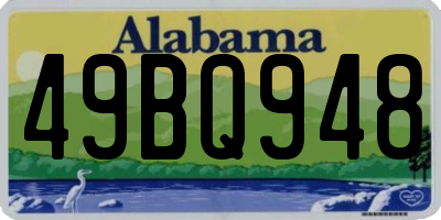 AL license plate 49BQ948