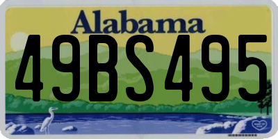 AL license plate 49BS495