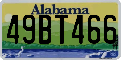 AL license plate 49BT466