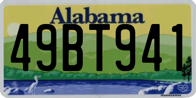 AL license plate 49BT941