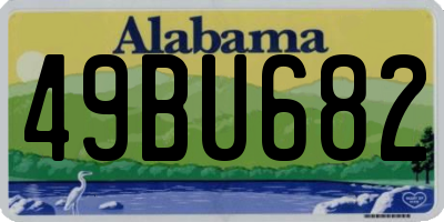 AL license plate 49BU682