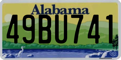AL license plate 49BU741