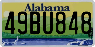 AL license plate 49BU848