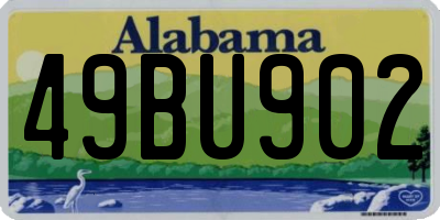 AL license plate 49BU902
