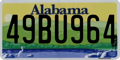 AL license plate 49BU964
