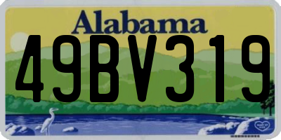 AL license plate 49BV319
