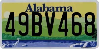 AL license plate 49BV468