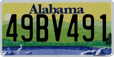 AL license plate 49BV491