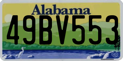 AL license plate 49BV553