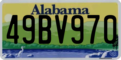 AL license plate 49BV970