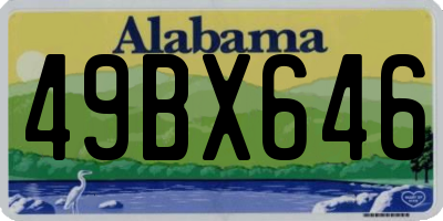 AL license plate 49BX646