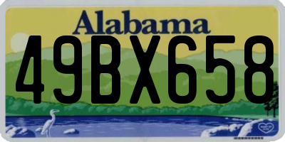AL license plate 49BX658