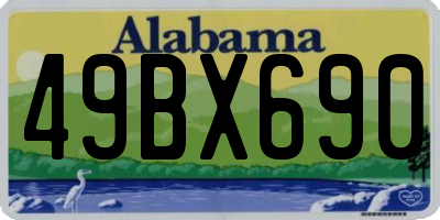 AL license plate 49BX690