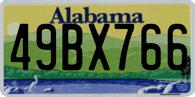 AL license plate 49BX766
