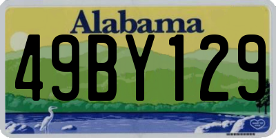 AL license plate 49BY129