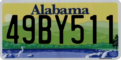 AL license plate 49BY511