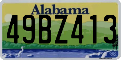 AL license plate 49BZ413