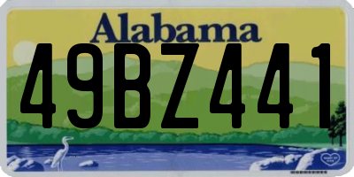 AL license plate 49BZ441