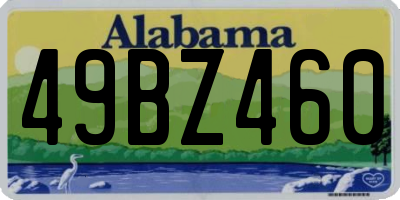 AL license plate 49BZ460