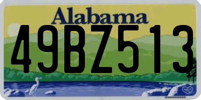AL license plate 49BZ513
