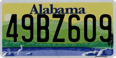 AL license plate 49BZ609