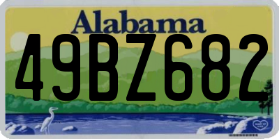 AL license plate 49BZ682