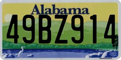 AL license plate 49BZ914