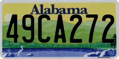 AL license plate 49CA272