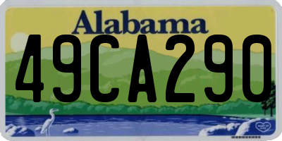 AL license plate 49CA290