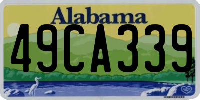 AL license plate 49CA339