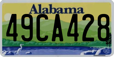 AL license plate 49CA428