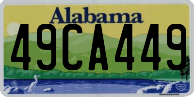 AL license plate 49CA449