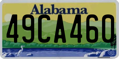AL license plate 49CA460