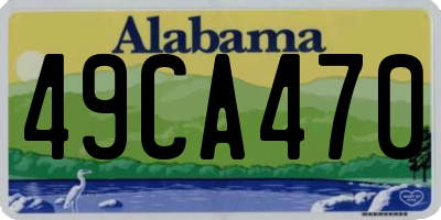 AL license plate 49CA470