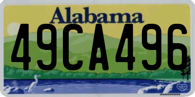 AL license plate 49CA496