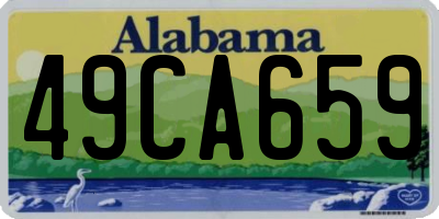 AL license plate 49CA659