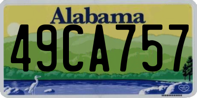 AL license plate 49CA757