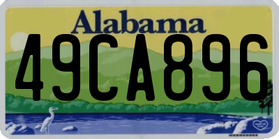 AL license plate 49CA896