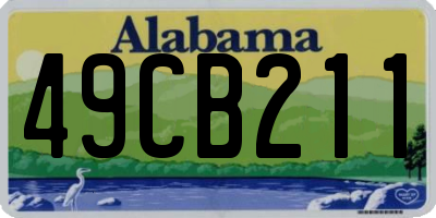 AL license plate 49CB211