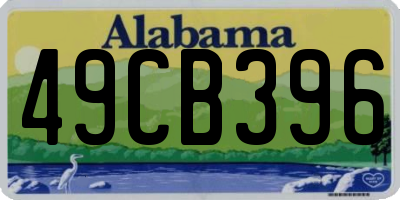 AL license plate 49CB396