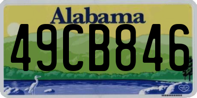 AL license plate 49CB846