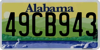AL license plate 49CB943